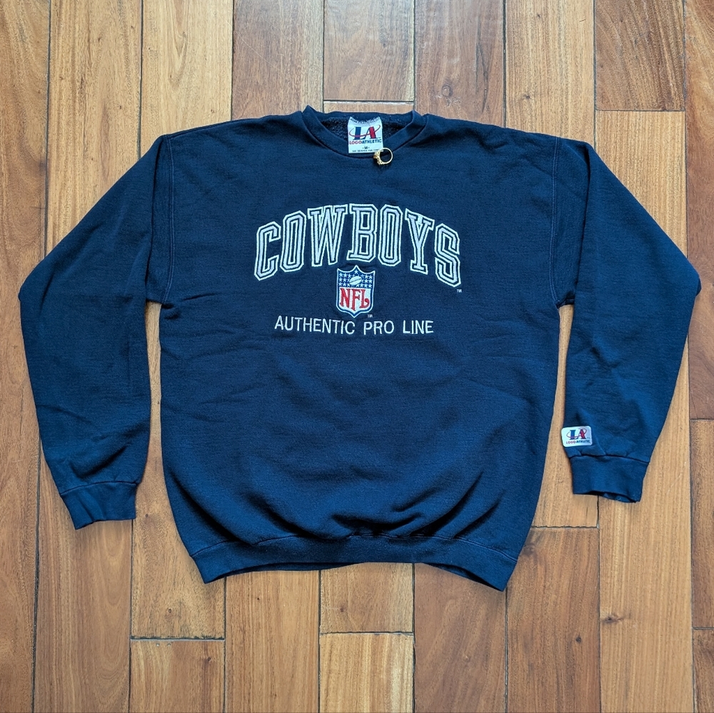 Dallas Cowboys Vintage Logo Athletic Crewneck (M)